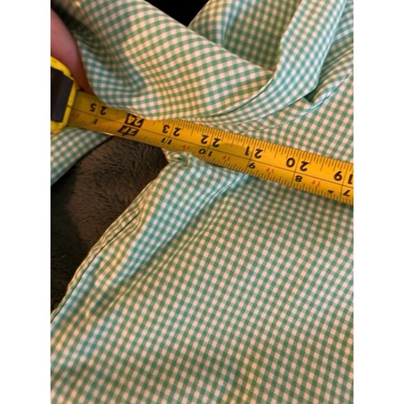 Gingham Embroidered Button Down Shirt XL Uncommon Thread J Jill Women’s Cotton - Picture 6 of 13